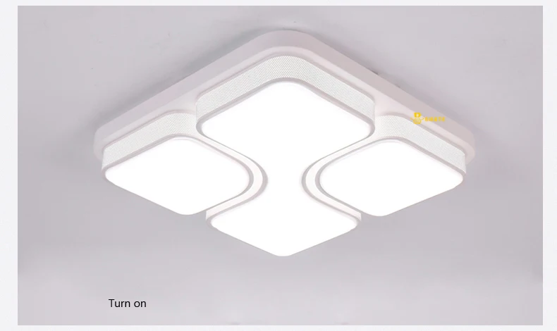 Черный/белый современный LED Потолочные светильники для Гостиная Спальня 95-265 В внутреннего освещения потолочного светильника Luminaria Teto