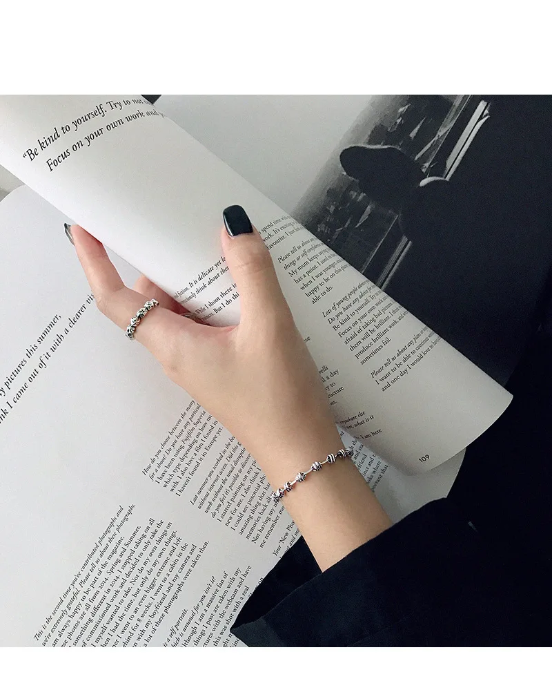 Мужские браслеты SHANICE из стерлингового серебра S925, INS, браслеты-цепочки с кубинским звеном для мужчин и женщин,, ювелирные изделия, подарок в стиле панк
