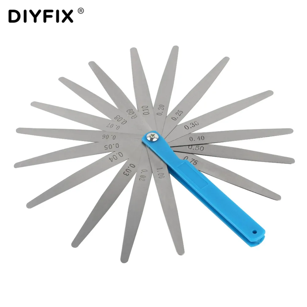 DIYFIX нержавеющая сталь от 0 02 мм до 1 17 дюймов толщина лезвия метрический