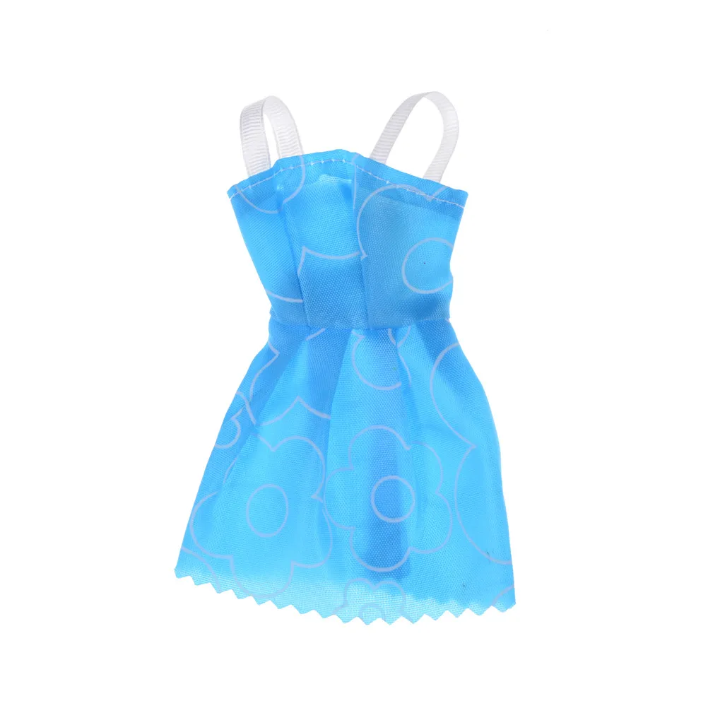

10Pcs Wholesale For Dolls Dress Handmade Beautiful Fashion Party Clothes For Doll Kid's Gift Girl's Toys Random