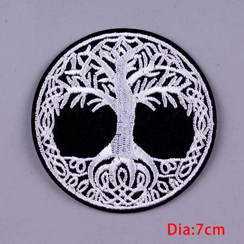 4112 Prajna панк вышитые патчи для одежды DIY Железо на патч значки хиппи рок-наклейки для одежды аксессуары для одежды Декор F - Цвет: 4112