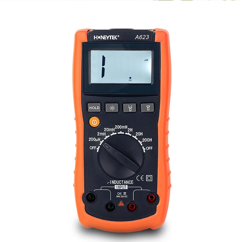 Inductance Meter Multimeters With Digital Display Tester Feelers For Tester Cable Tip Set Of Probes Multi-tester LCD Backlight