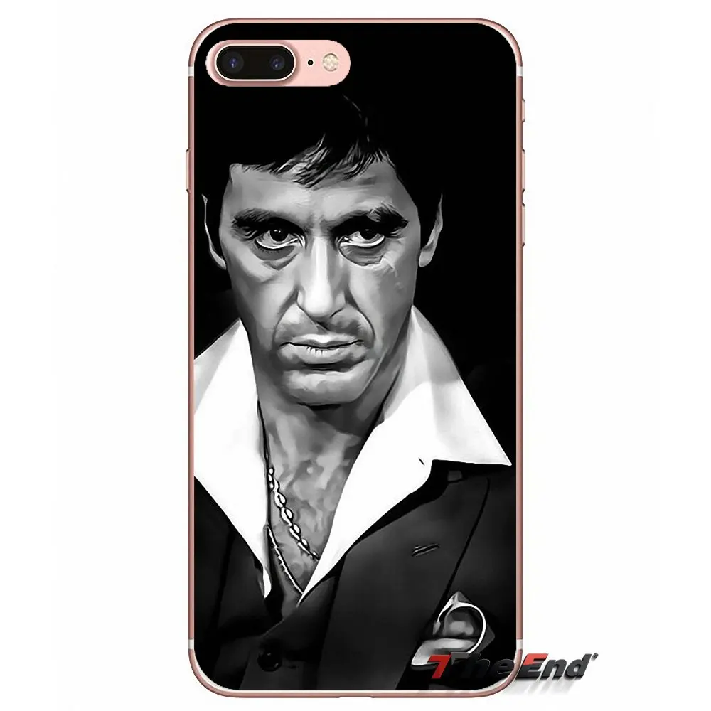 Scarface Tony Монтана для Xiaomi Redmi 4 3 3S Pro Mi3 Mi4 Mi4i Mi4C Mi5 Mi5S Mi Max Note 2 чехол из ТПУ прозрачный