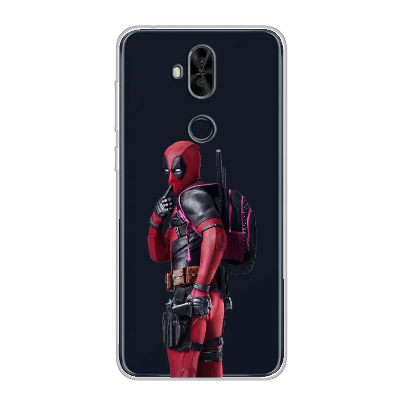 ciciber For ASUS Zenfone Max Pro M1 ZB601KL ZB602KL ZenFone M2 ZB631KL ZB633KL Phone Cases Soft TPU Marvel Deadpool |