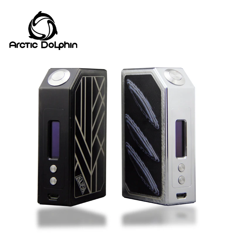 Оригинальный Arctic Dolphin ALFA Mod 210 Вт Питание от двух 18650 батарей электронная сигарета