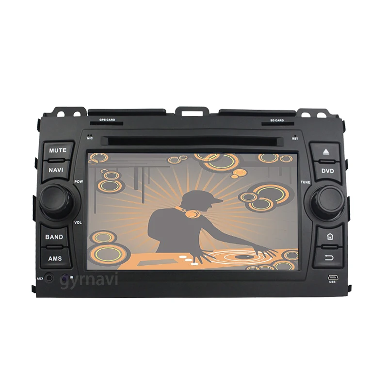 PX5 Android 9,0 Автомобильный gps Радио мультимедийный плеер для toyota Prado 120 2006-2010 с wifi usb 4+ 32GB авто стерео