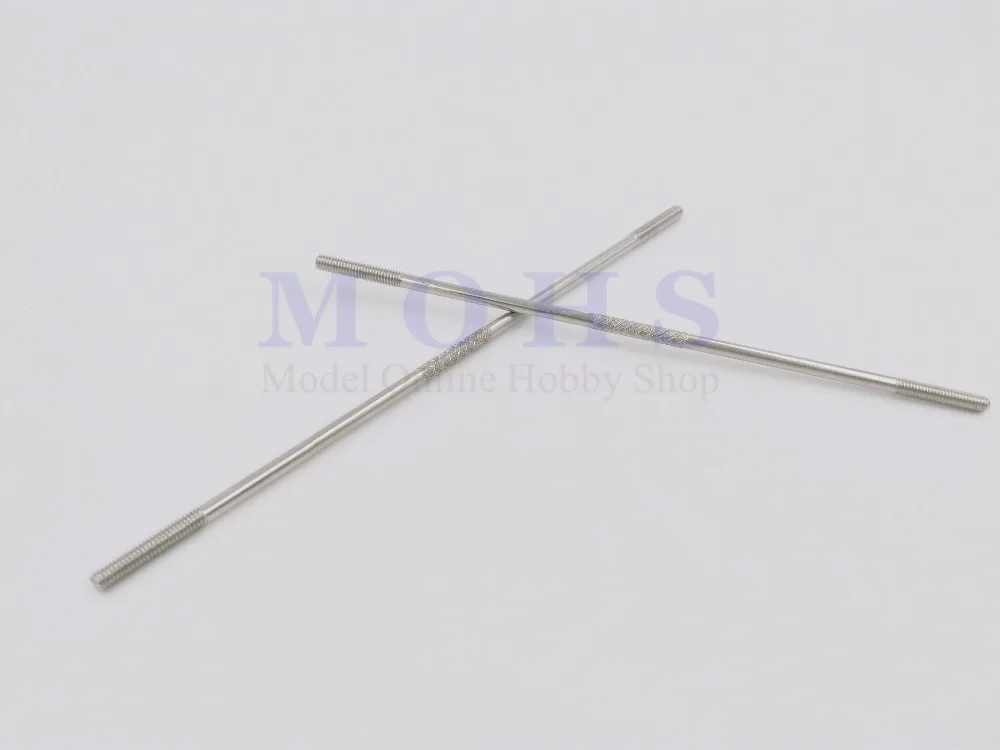 2pcs/lot M2 knurling push pull rod D1.6mm 40mm ~ 120mm rc aircraft airplane connecting | Игрушки и хобби