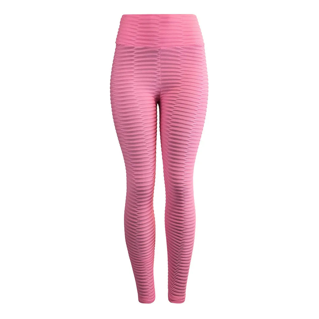 2019 Новая мода женские с высокой талией для йоги брюки утяжкой на животе попа