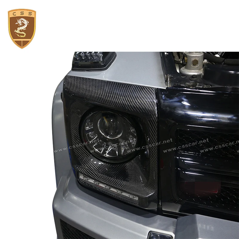 Для G Class W463 G500 G55 G63 G65 из углеродного волокна светодиодный светильник на