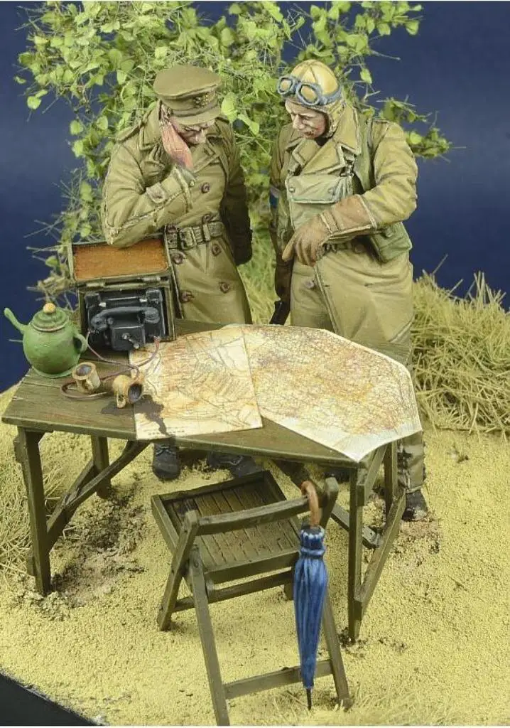 Полевая команда неокрашенных фигур в масштабе 1/35 (без карт)|Наборы для сборки