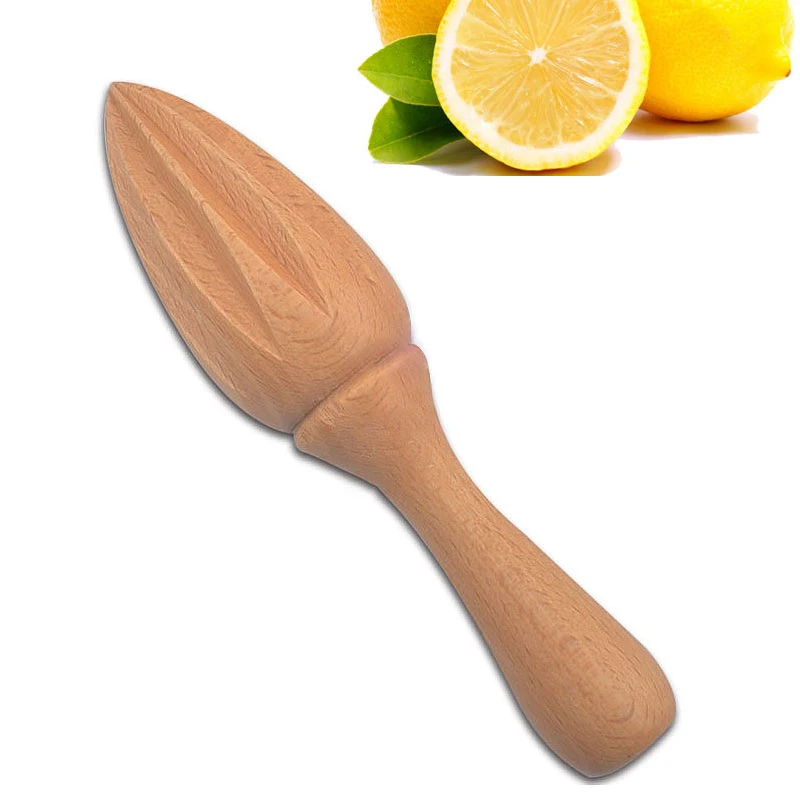Wood Citrus Reamer,  Handmade Lemon Juicer Made of European Hardwood, 6.1-Inches
