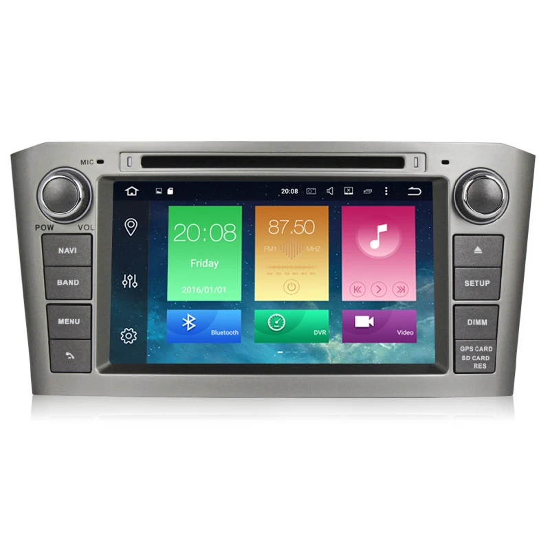 7 дюймовый Android 6 0 четырехъядерный автомобильный dvd плеер с GPS навигационной