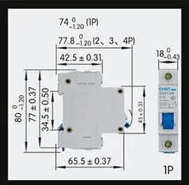 Новый DZ47-60 1P C10 CHNT автоматический выключатель AC 230V /400V 20A контроля воздуха защита