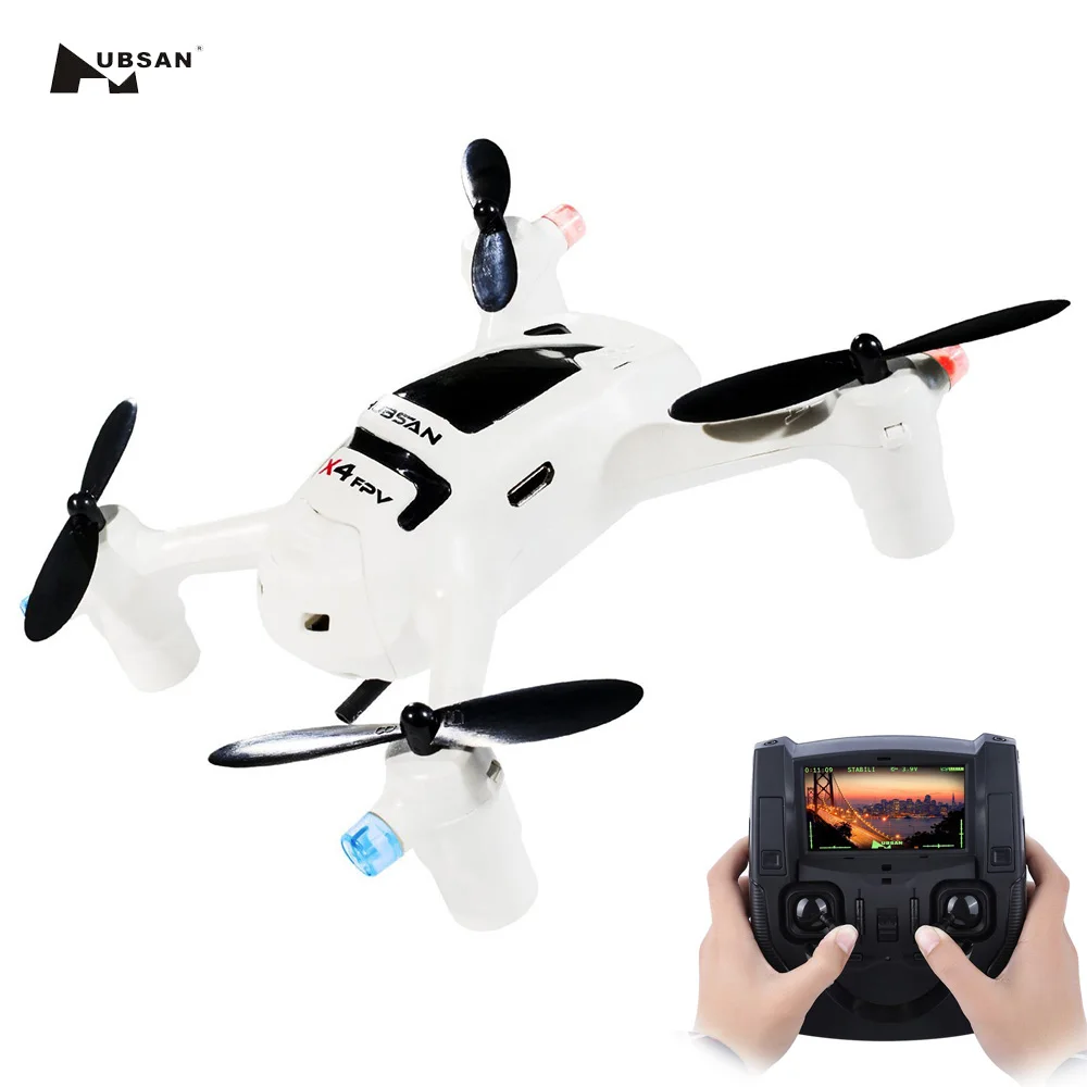 Hubsan FPV X4 плюс Дрон H107D + с 2MP 720 P Широкий формат Камера полетом 6 осевой Управление