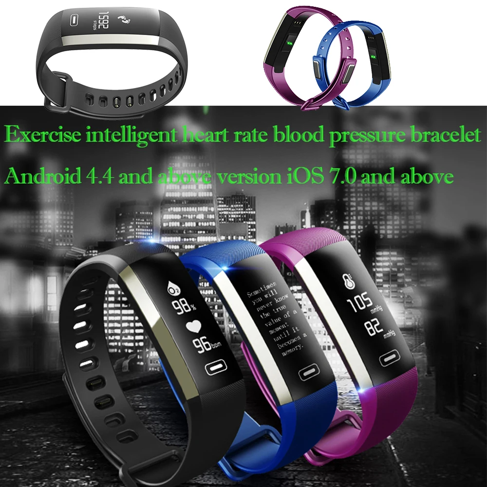 ZUCOOR Smart Браслет Pulse Monitor группа Pulseira шагомер RB46 Спорт Часы сердечного ритма шаг