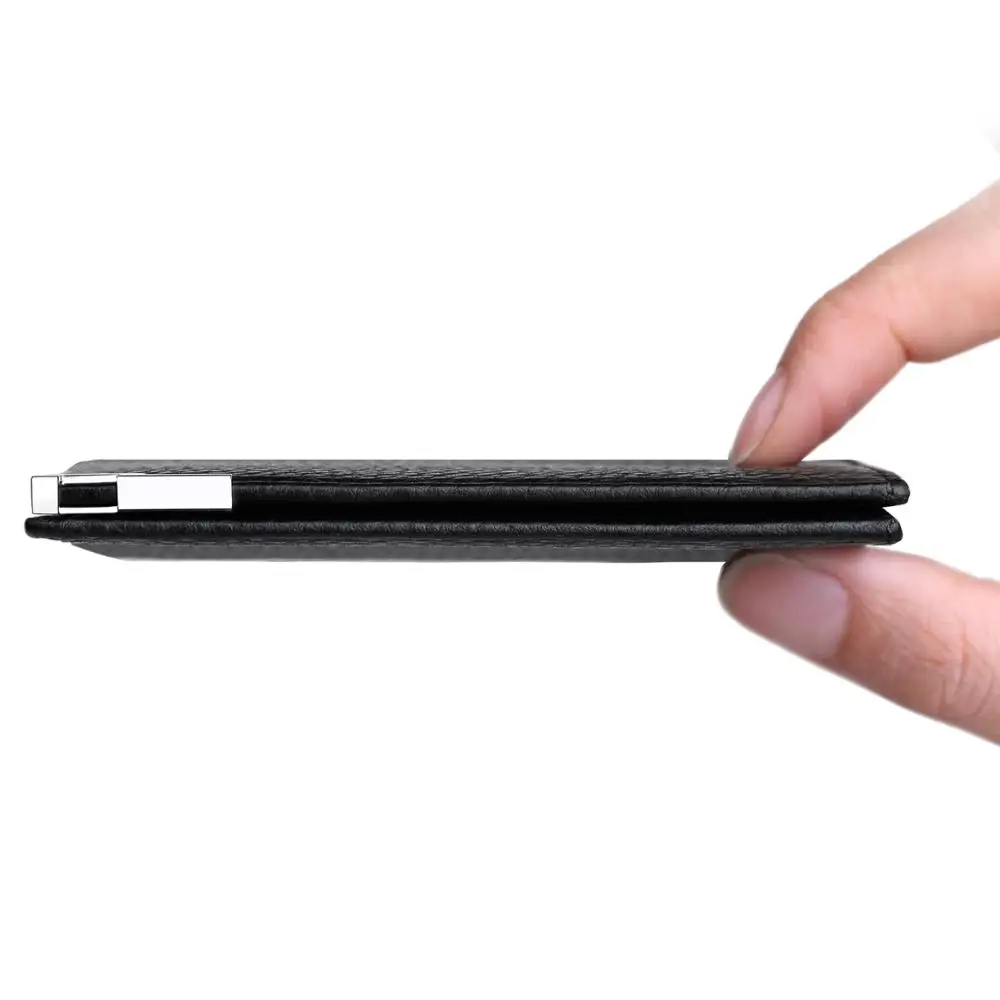 Кошелек мужской ультратонкий из 100% натуральной кожи|Держатели для карт и