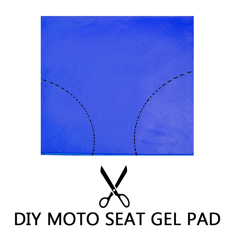 Newest DIY Damping Silicone Gel Pad 1cm-2cm Thickness Motorcycle Modified Seat Cushion Comfortable Mat shock absorption Mat