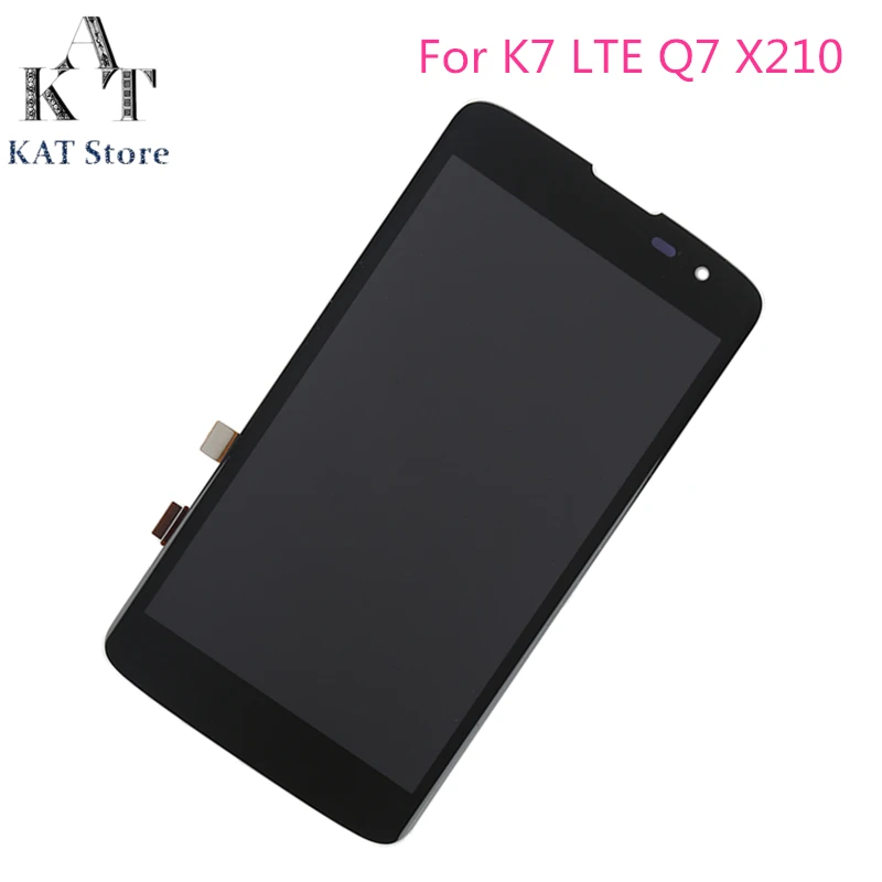 Сенсорный ЖК экран KAT 5 0 дюйма для LG K7 K330 MS330 LTE Q7 X210 дигитайзер в сборе с рамкой