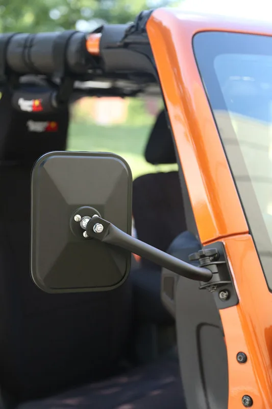 4x4 сафари зеркала для Jeep Wrangler пара прямоугольных зеркал подходит 1997 2017 CJ