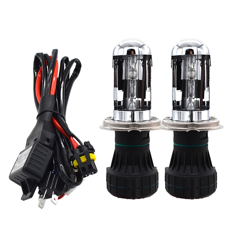 SKYJOYCE AC 55 Вт Быстрый яркий ксенон H4 биксенон Cnlight HID комплект фар 4300K H4-3 Лампа 6000K