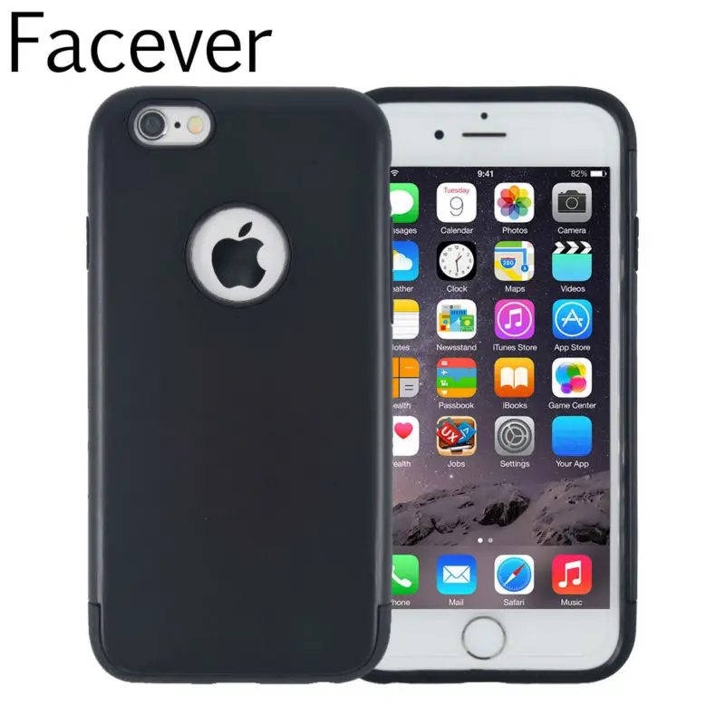 Гибридный двуслойный ударопрочный чехол для смартфонов Apple iPhone 5 5s SE. Пластиковая