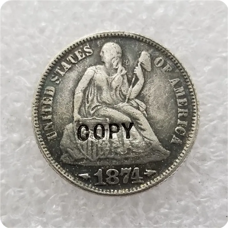 США (1871 1872 1873 1874 )-фотокопия монеты | Дом и сад