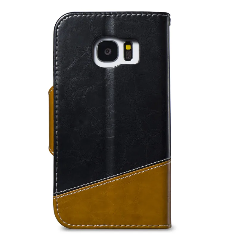 Магнитный кошелек кожаный чехол для samsung Galaxy S7 край G930 G935 искусственная кожа флип