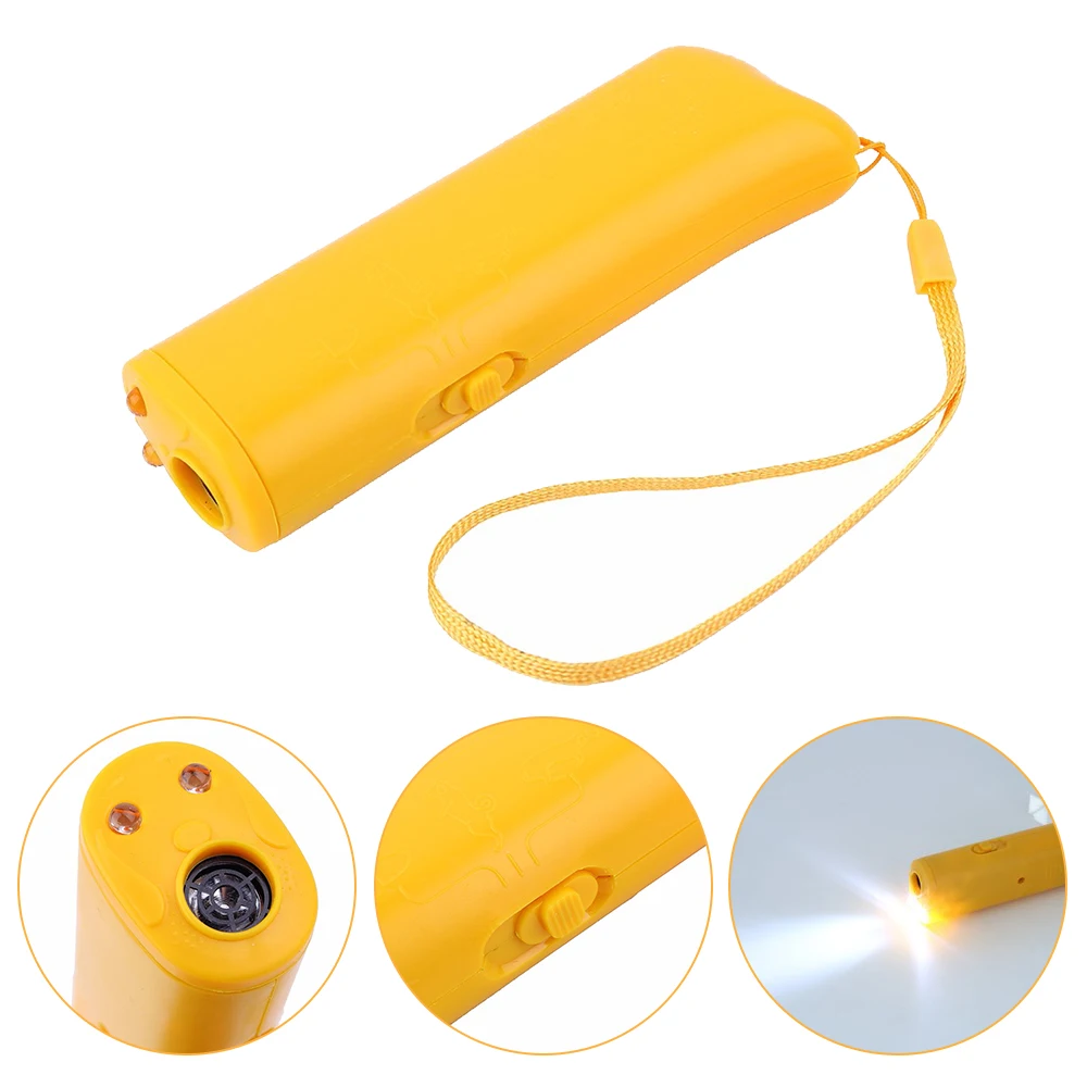 Dog Repeller Anti Barking DogTraining Device Pet Trainer with Lighting Ultrasonic 3 in 1 Anti Barking Pet Supplies DP/Wholesales