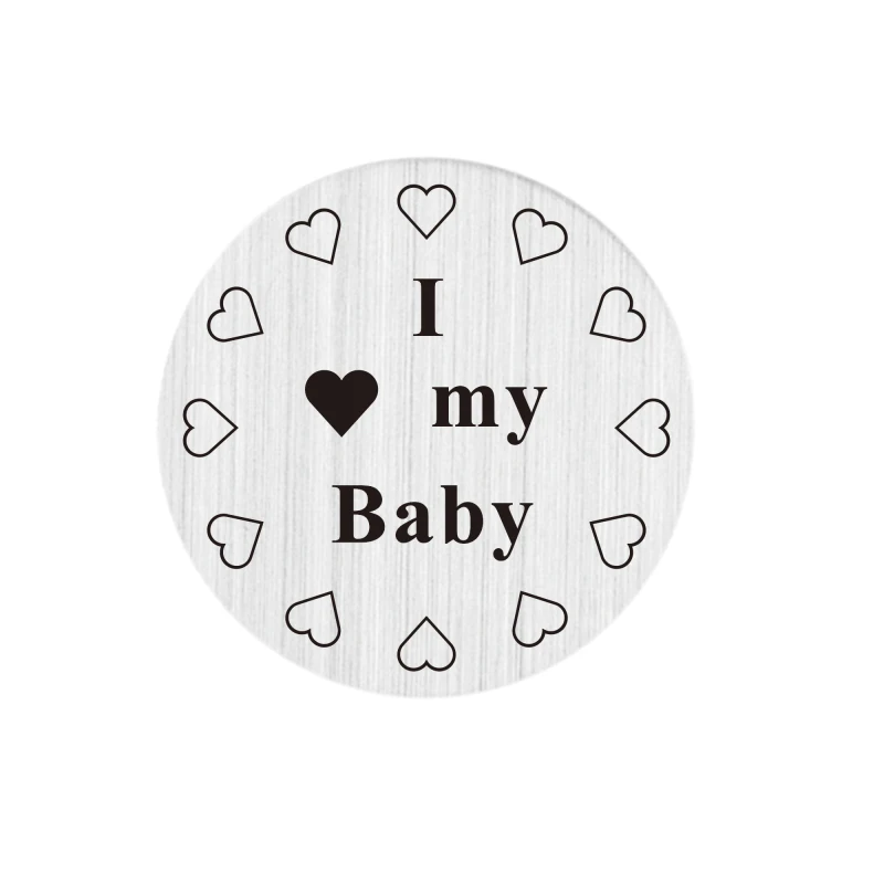 Нержавеющая сталь я люблю своего ребенка плавающий стеклянный медальон с