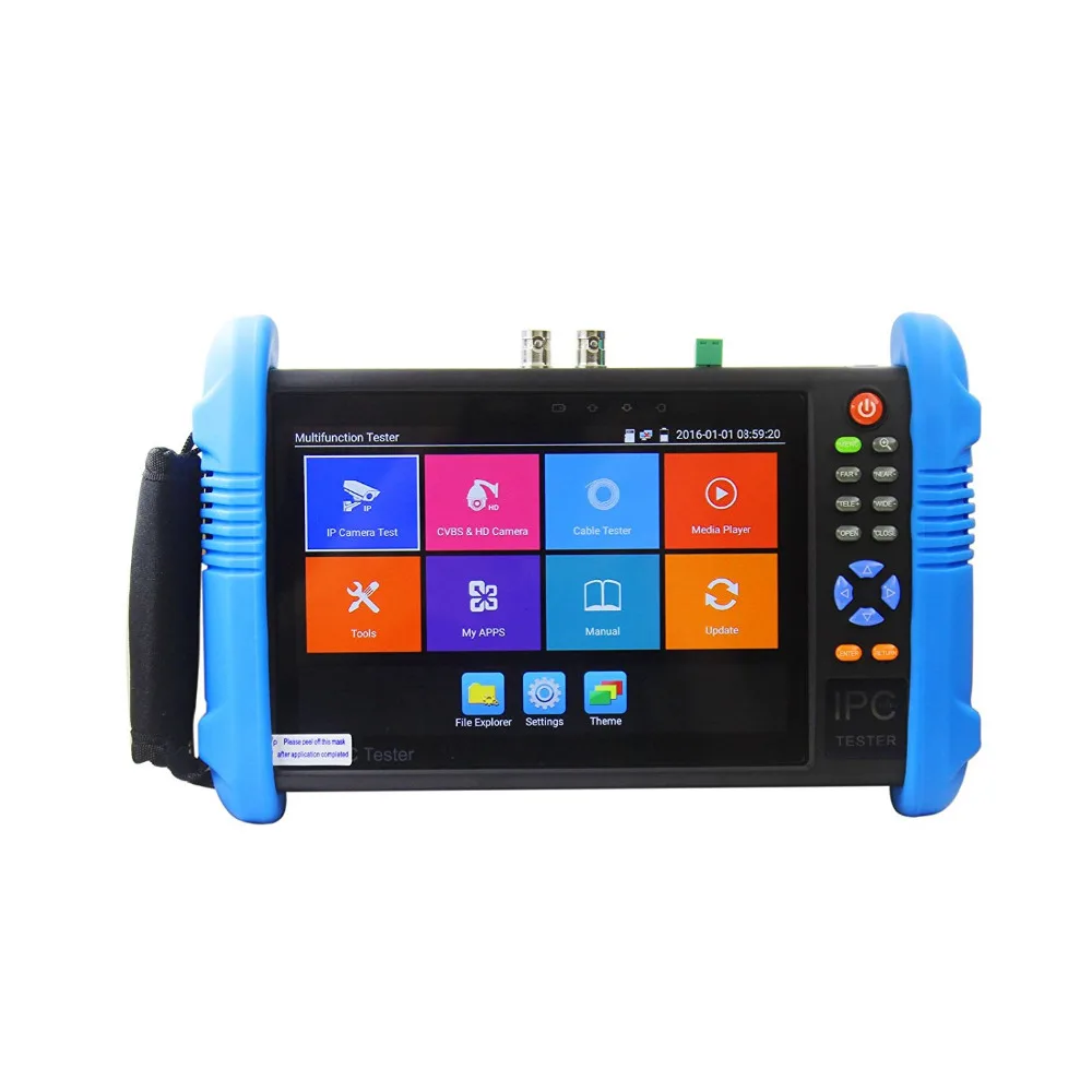 Новинка 7 дюймов 5 в 1 IP HD CCTV тестер монитор аналоговый AHD TVI CVI 8MP камера