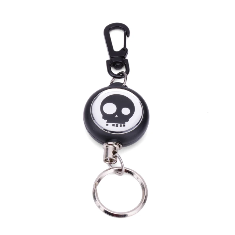 AiNian Tad Steel Rope Burglar Tool Belt Money Retractable Key Recoil Ring Pull Chain Clip Keychain Chaveiros | Украшения и