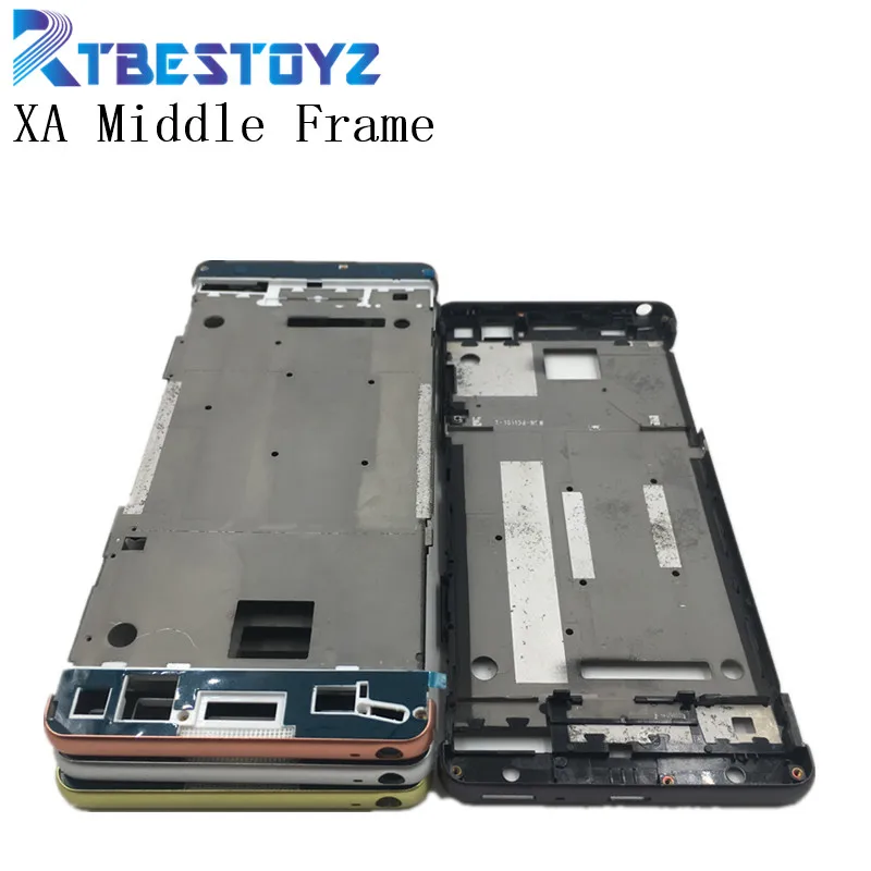 RTBESTOYZ оригинальная средняя передняя рамка Корпус для Sony Xperia XA F3111 F3112 F3115 Замена
