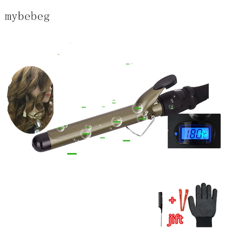 Щипцы для завивки волос с ЖК дисплеем 38 мм|iron hair curler|hair curlercurling irons |