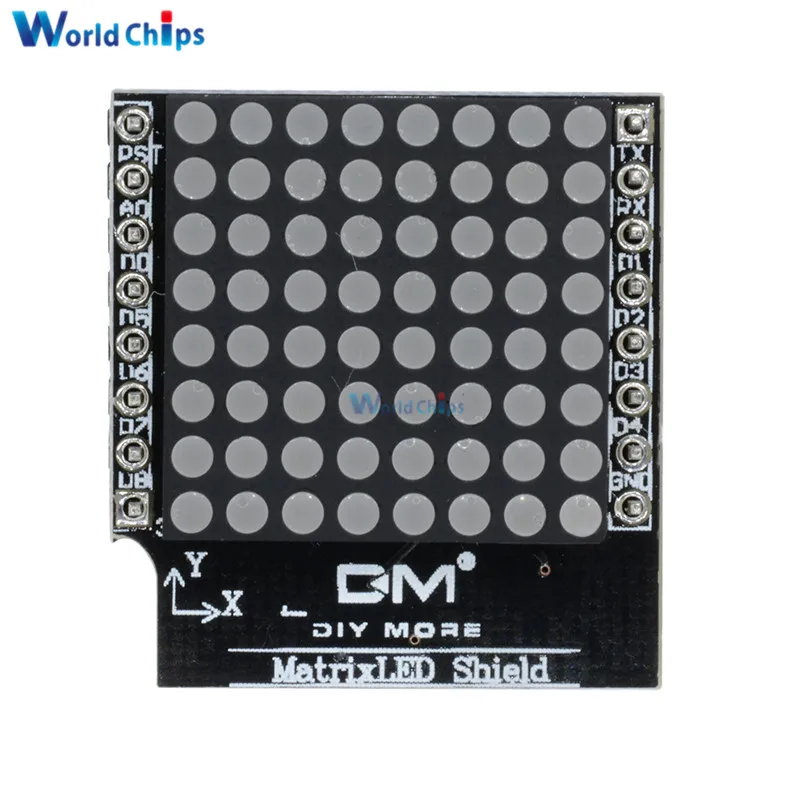 Светодиодный экран матрицы V1.0.0 для WEMOS D1 Mini модуль вывода цифрового сигнала 8х8