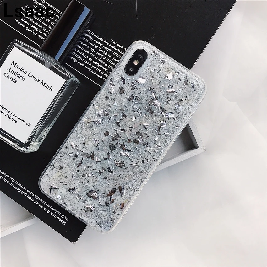 Модный чехол для телефона с раковиной iphone X XR XS MAX 11 Pro 6 S 7 8 Plus задняя крышка