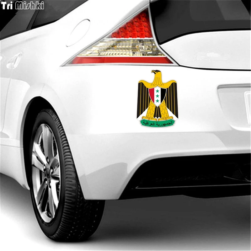 Tri Mishki WCS154 13x17 7 см герб Ирака автомобиля стикер Bundesadler забавного яркого Авто