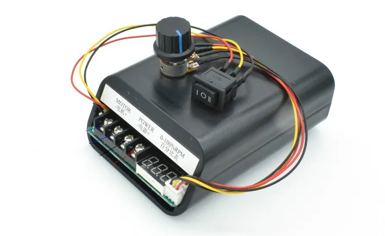 40A DC10-55V двигатель губернатора двунаправленный перевернутый Электропривод с дисплей тахометр с воздушным охлаждением рассеивания тепла(6,3