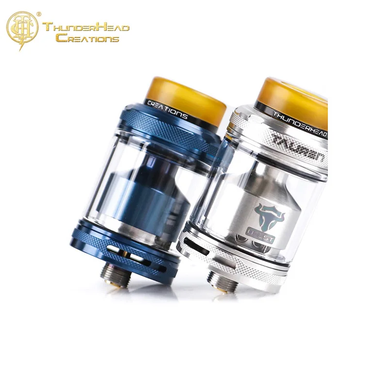 Оригинальные творения ThunderHead Tauren Beest 24 мм RTA 2 мл/4 5 мл одна/двойная катушка Vape