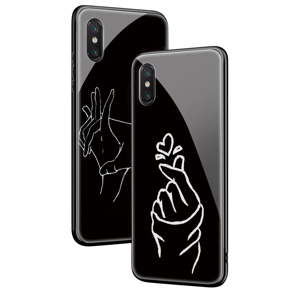 Заказной стеклянный чехол для телефона для iphone 11ProMax X 10 7 Plus 6s 6 capa DIY чехол из закаленного стекла для телефона для iphone XS 8 MAX XR 5 Simple