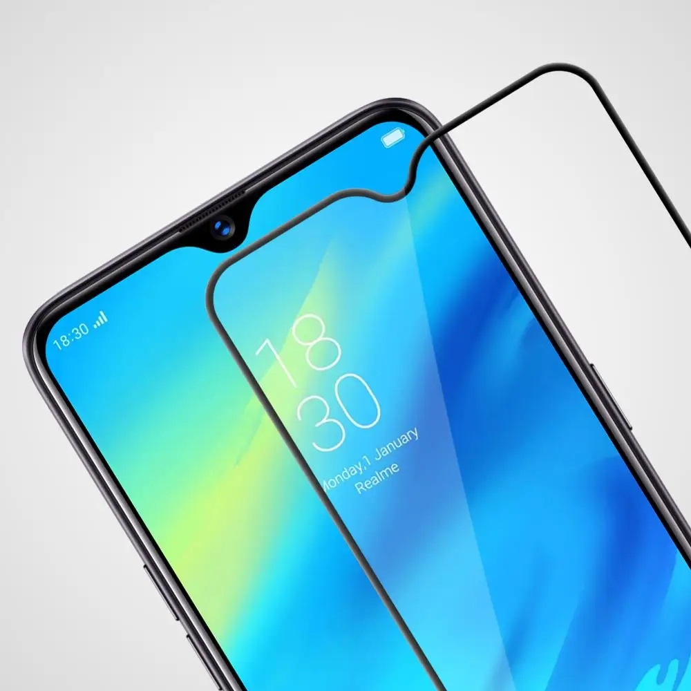 OPPO Realme 3 Pro CP + PRO Полное покрытие закаленное стекло 9H 2.5D изогнутая защита экрана