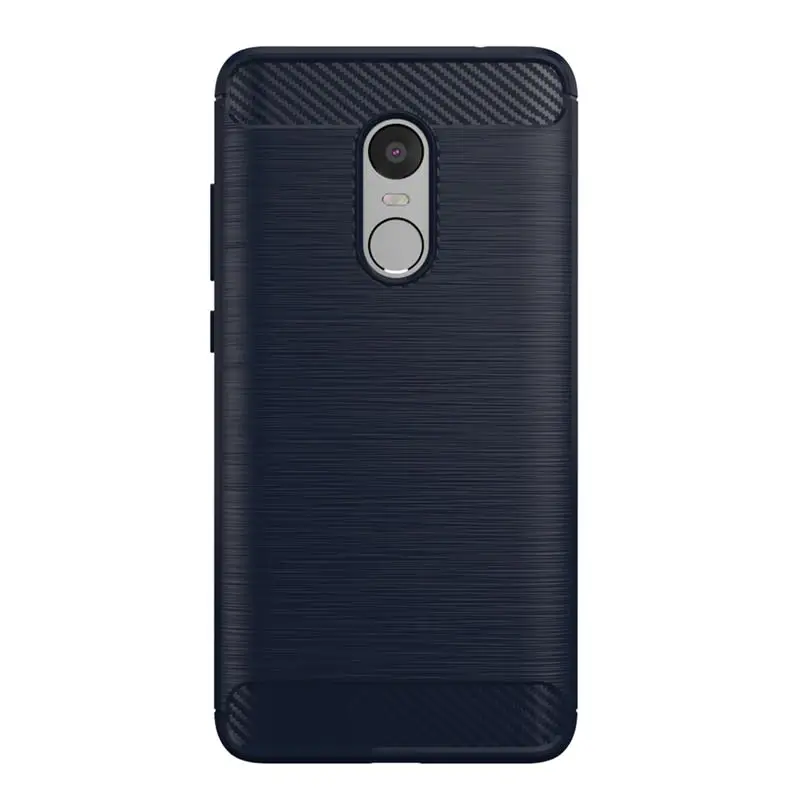 Phone Case For Xiaomi Redmi Note 4 4pro Carbon Fiber Texture Brushed Soft Silicone TPU Back Cover /4pro |