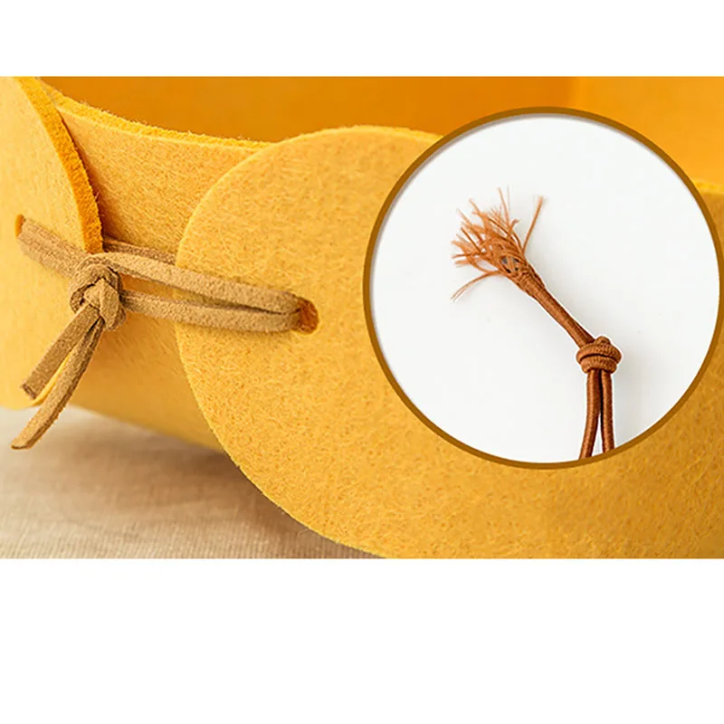 Ящик для хранения ключей прихожей в скандинавском стиле фетровая корзина