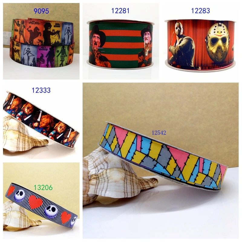 Бесплатная доставка 50 ярдов Репсовая лента с печатным рисунком 12542|printed grosgrain