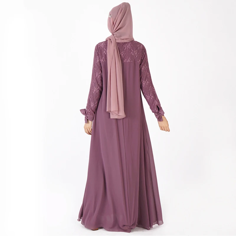 Шифоновая абайя мусульманский кафтан платье Турция Дубайский Рамадан Vestidos Для
