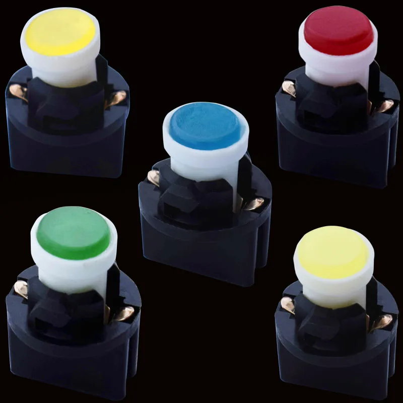 10 шт. T10 COB Led W5W на танкетке с Twsit замок авто лампы белого и синего цвета красный