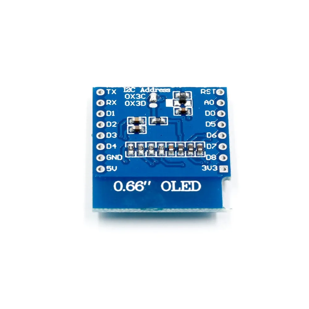 0,66 дюймовый oled-дисплей модуль для WEMOS D1 MINI ESP32 модуль AVR STM32 64x48 0,6" ЖК-экран IIC IEC OLED