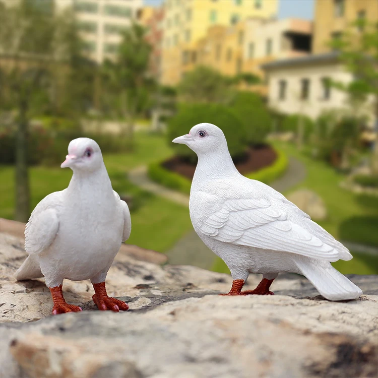 

Creative Pigeon Resin Decorated Sculpture Of Animal Home Garden Furnishings