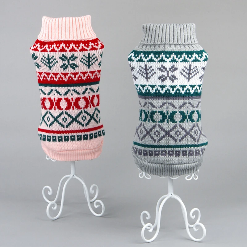 Casual Knitting Dog Sweater Warm Autumn Winter Pet Clothes Puppy Cat Coat Jacket For Small Apparel Costume Knitwear Mascotas |