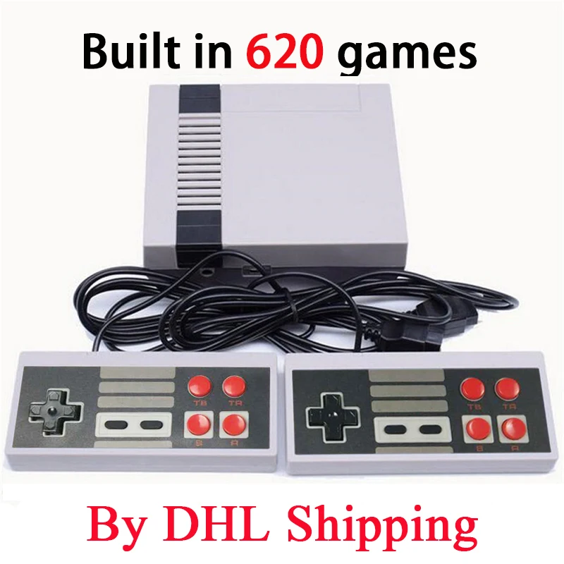 20 шт. Мини ТВ игровая консоль 8 бит Ретро видео встроенный 620 игр Ручной игровой