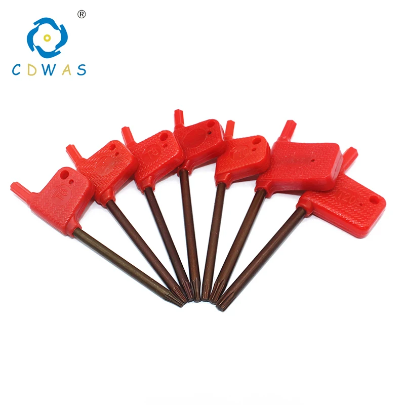 Ключ шестигранный T6/T7/T8/T9/T10/T15/T20 стандартный Torx для держателя инструментов с ЧПУ